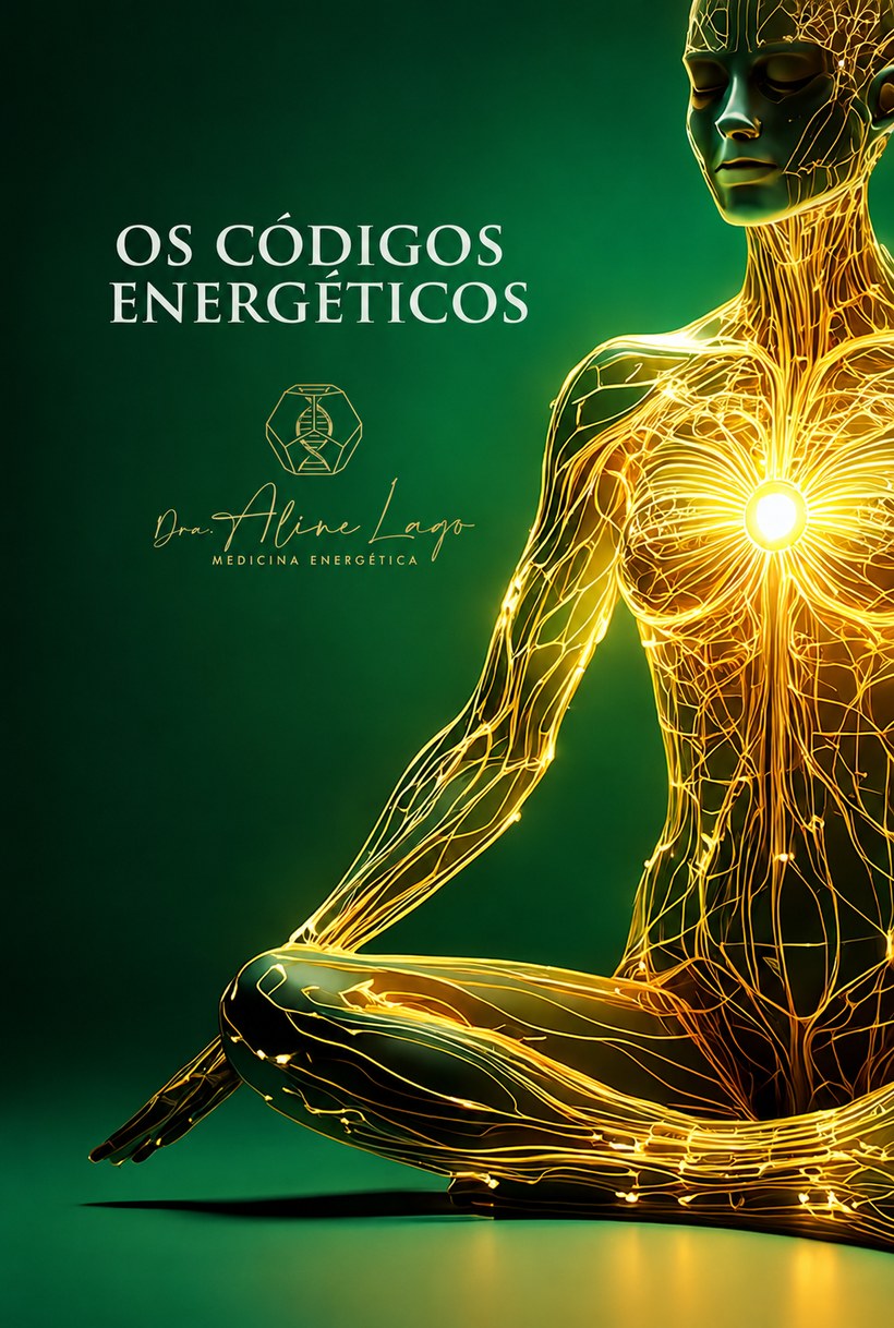 Capa do curso "Os Códigos Energéticos", da Dra. Aline Lago — Medicina Energética