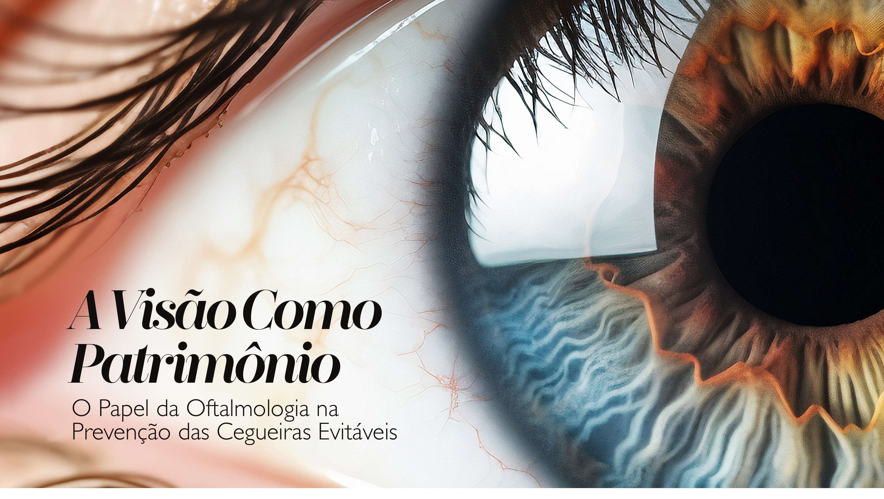 Capa da matéria "A Visão Como Patrimônio — O Papel da Oftalmologia na Prevenção das Cegueiras Evitáveis", Revista TREND