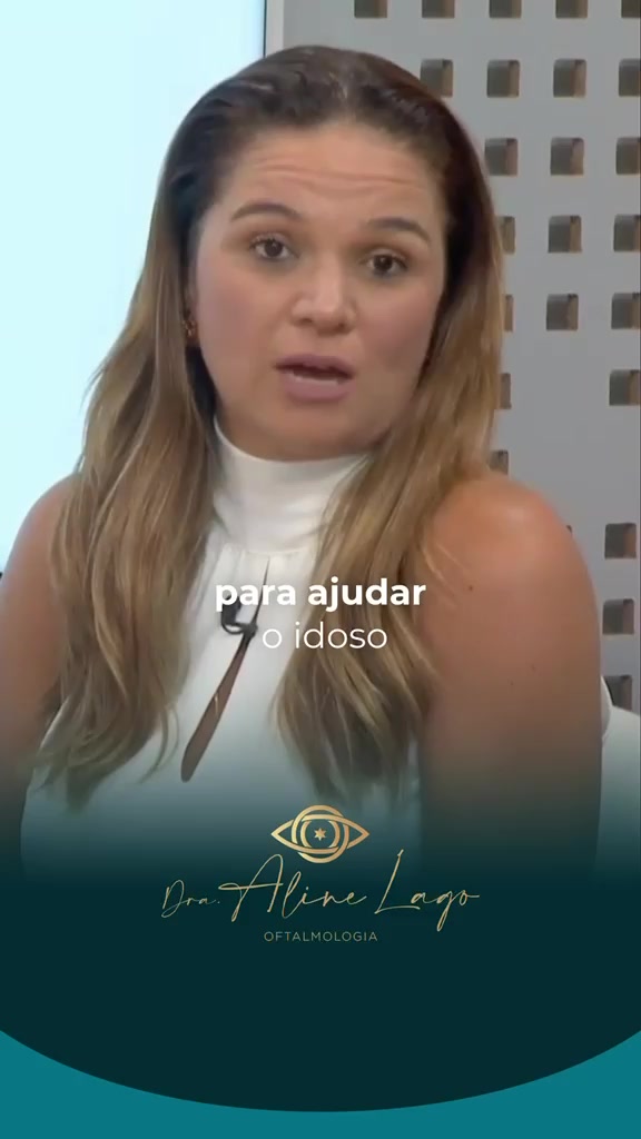 Dra. Aline Lago explicando os sintomas e o acompanhamento da DMRI